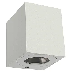 LED Outdoor Wall luminaire CANTO KUBI 2, IP44, 12W 2700K 500lm 2x75°, white