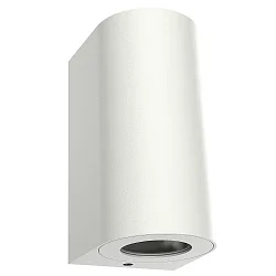 Wandarmatuur voor buitenshuis CANTO MAXI 2 GU10 IP44, helder, wit