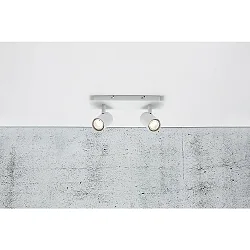 Ceiling spot FRIDA, 2 flame, GU10, IP20, white