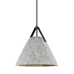 Pendelarmatuur STRAP 36 E27 IP20, lichtgrijs dimbaar