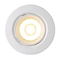 Inbouwarmatuur ROAR LED IP23, wit dimbaar 6W 590lm 3000K 36° 36° CRI 80