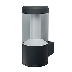 Wandarmatuur voor buitenshuis ENDURA® STYLE LANTERN MODERN cilindrisch, schakelbaar IP44, donkergrijs 