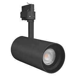 3-fase spot TRACKLIGHT SPOT ZOOM DIM D85 instelbaar, focusseerbaar IP20, zwart mat 