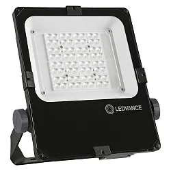 Strijklicht FL PFM ASYM 45X140 50W 4000 K BK asymmetrisch IP66, zwart
