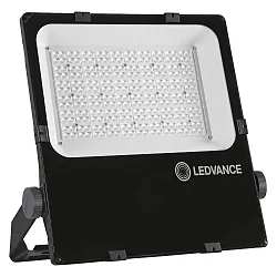 Strijklicht FL PFM SYM R30 200 W 3000 K BK symmetrisch IP66, zwart