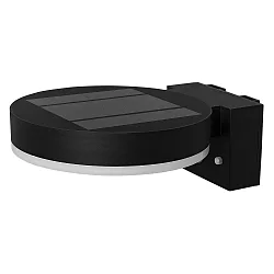 solar wall luminaire ENDURA® STYLE SOLAR WALL SENSOR SINGLE CIRCLE with switch, with sensor, impact resistant