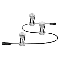 Lichtketting ENDURA GARDEN DOT EXTENSION 3-vlams, ingebouwde versie IP65