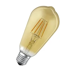 WIFI LED Smart gloeilamp SMART+ FILAMENT EDISON GD 824 ST64 helder E27 6W 680lm 2400K 300° CRI 80-89 dimbaar