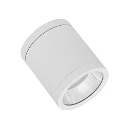 Plafondarmatuur voor buiten DL SURFACE IP65 DN 90 P 15W 840 36D WT cilindrisch, opbouwversie IP65/IP65, wit