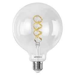 WIFI LED Smart gloeilamp SMART+WIFI FILAMENT GLOBE 40-G125 RGBTW Tunable White, RGBW G125 helder E27 4