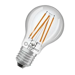 Filamentlamp standaardvorm CLASSIC A40 DAYLIGHT SENSOR CL met helderheidssensor helder E27 4,9W 470lm 2700K 320° CRI 80-89 