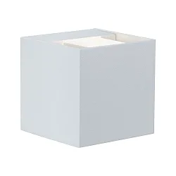 Wandarmatuur voor buitenshuis LED CYBO klein, hoekig, instelbaar IP65, wit 