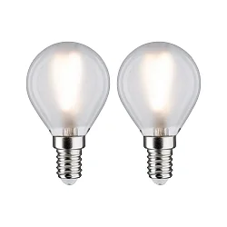Filamentlamp druppelvorm P45 set van 2 E14 3W 250lm 2700K CRI >80 