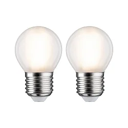 Filamentlamp druppelvorm P45 set van 2 E27 5W 470lm 2700K CRI >80 