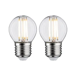 Filamentlamp druppelvorm P45 set van 2 E27 5W 470lm 2700K CRI >80 