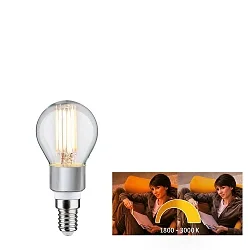 Filamentlamp druppelvorm P45 Dim-To-Warm E14 5W 470lm 1800-3000K CRI >80 dimbaar