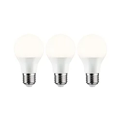 LED lamp peervorm STANDARD OPAL A60 set van 3, schakelbaar E27 8W 806lm 2700K CRI >80 