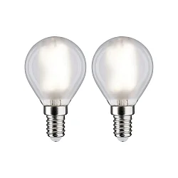 Filamentlamp druppelvorm set van 2 E14 4,8W 470lm 4000K 360° CRI >80 