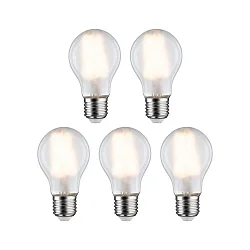 LED lamp peervorm set van 5 E27 7W 806lm 2700K CRI 80-89