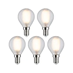 LED Lamp druppel set van 5 E14 5W 470lm 2700K CRI 80-89