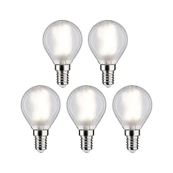 LED Lamp druppel set van 5 E14 5W 470lm 4000K CRI 80-89