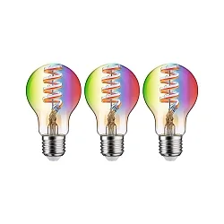 WIFI LED Smart gloeilamp RGBW ZigBee aanstuurbaar E27 6,3W 470lm 2200-6500K CRI 80-89 dimbaar