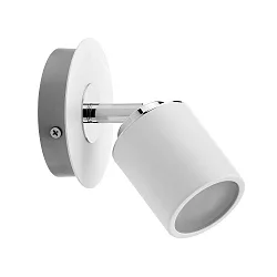 Spot TUBE 1-vlams GU10 IP44, chroom, wit dimbaar