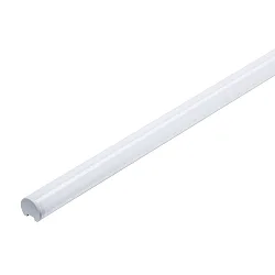 Profiel YOURLED STRIPE met omslag, aluminium geëloxeerd, grijs, satijn