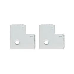 Accessories for MAX LED STRIPE Corner connector 90°, set of 4, white, incl. 8 plug connectors