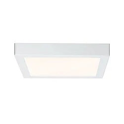 Wand- en plafondarmatuur LUNAR LED hoekig, medium, schakelbaar, wit mat 