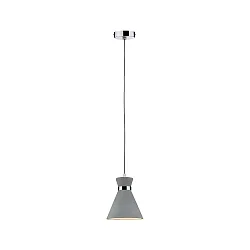 Paulmann Pendant luminaire Verve IP44 1 flame concrete/chrome