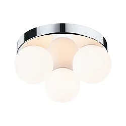 Wand- en plafondarmatuur GOVE G9 IP44, chroom, mat 