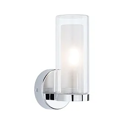 Wand- en plafondarmatuur LUENA E14 IP44, chroom, mat 