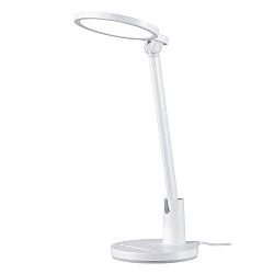 Bureau-armatuur DARBA instelbaar, met Helderheidssensor, met Touch-Dimmer, wit mat dimbaar