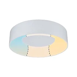 Plafondarmatuur HOMESPA CASCA LED klein, CCT Switch IP44, wit dimbaar