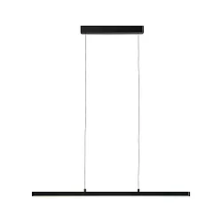 pendant luminaire LENTO ZigBee controllable IP20, black matt dimmable