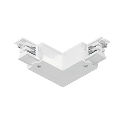 3-fase L-connector PRORAIL3 aarde buiten, wit