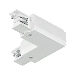 3-fase L-connector PRORAIL3 aarde binnen, wit