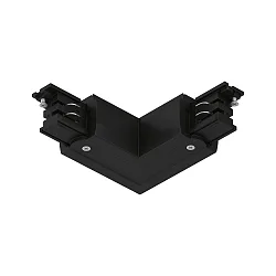 3-fase L-connector PRORAIL3 aarde buiten, zwart
