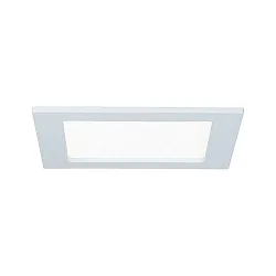 Inbouwarmatuur QUALITY PREMIUM PANEL LED hoekig IP44, wit  850lm 4000K 120° 120°