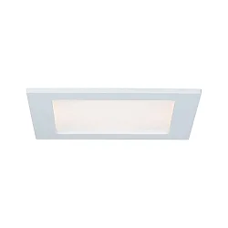 Inbouwarmatuur QUALITY PREMIUM PANEL LED hoekig IP44, wit  780lm 2700K 110° 110°