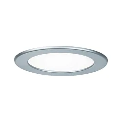 Inbouwarmatuur QUALITY PREMIUM PANEL LED rond IP44, chroom mat  850lm 4000K 120° 120°