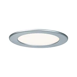 Inbouwarmatuur QUALITY PREMIUM PANEL LED rond IP44, chroom mat  780lm 2700K 110° 110°