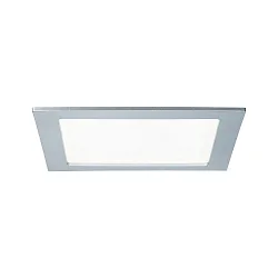 Inbouwarmatuur QUALITY PREMIUM PANEL LED hoekig IP44, chroom mat  1450lm 4000K 120° 120°