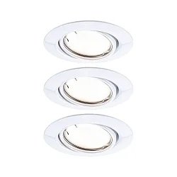 Inbouwarmatuur BASE COIN LED draaibaar, set van 3, ZigBee aanstuurbaar LED IP20