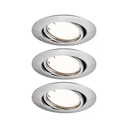 Inbouwarmatuur BASE COIN LED draaibaar, set van 3, ZigBee aanstuurbaar LED IP20