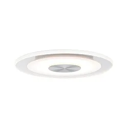 Inbouwarmatuur WHIRL LED set van 3 IP23, aluminium, satijn dimbaar 3x5,5W 3.000K 110° 110° CRI >80