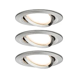 Inbouwarmatuur NOVA PLUS COIN WW LED rond, draaibaar, set van 3, ZigBee aanstuurbaar IP23