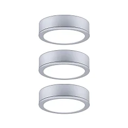 Onderbouwarmatuur PUKK set van 3, chroom mat  3,5W 210 | 300lm 2700K