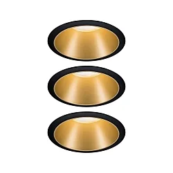 Inbouwarmatuur COLE COIN LED stijf, set van 3 IP44